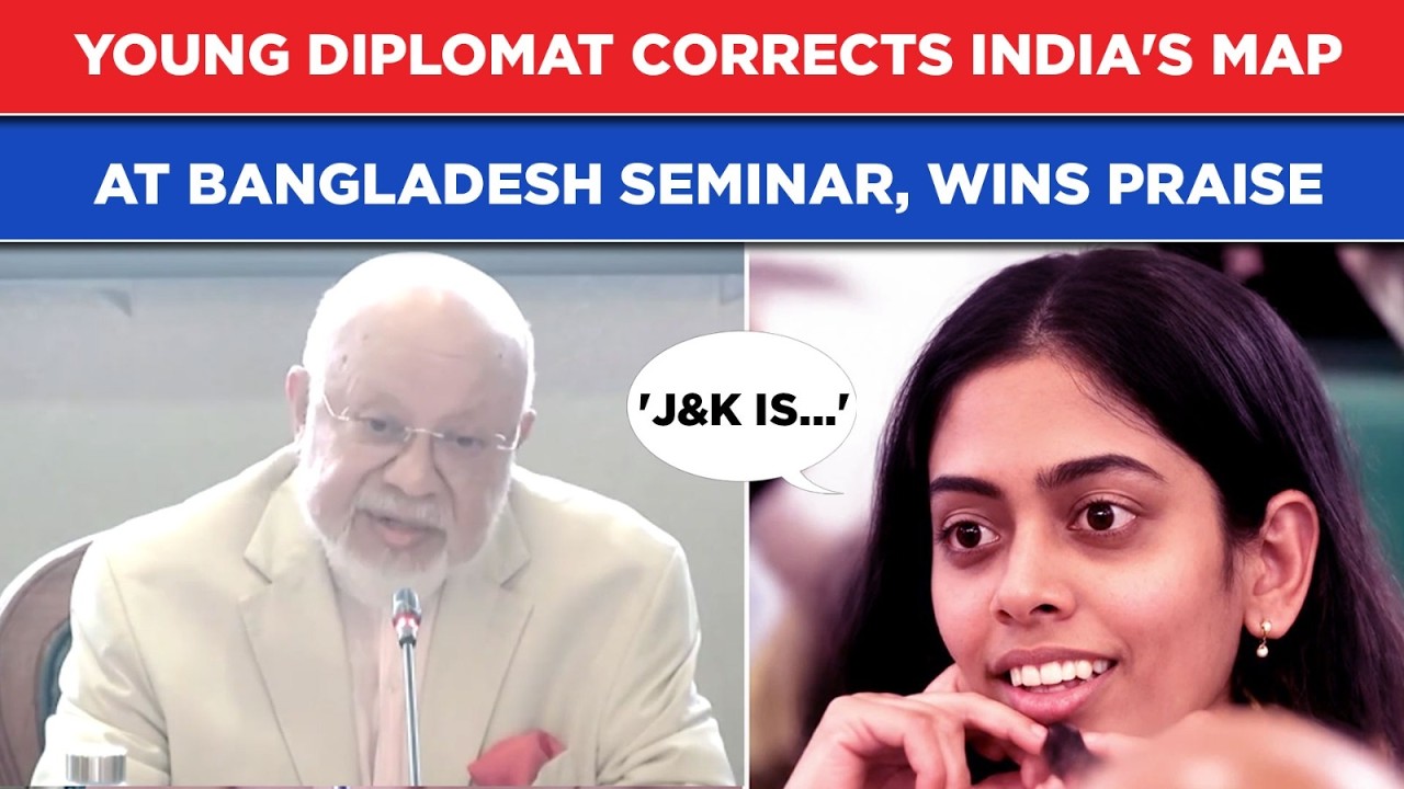 India's Wrong Map Shown In Bangladesh: Watch Diplomat Pooja Kumari Jha Raise Objection, Win Praise