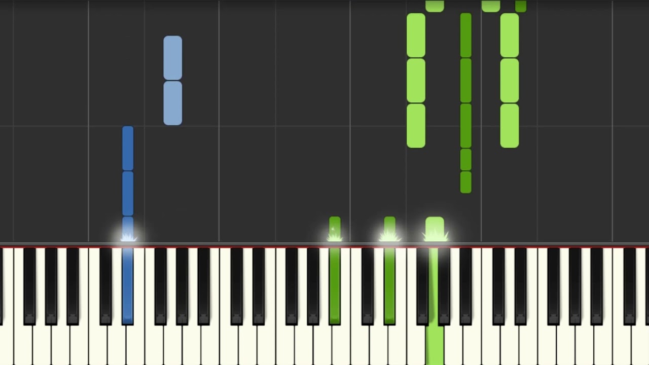 Sine From Above Lady Gaga & Elton John  [Piano Tutorial] Synthesia