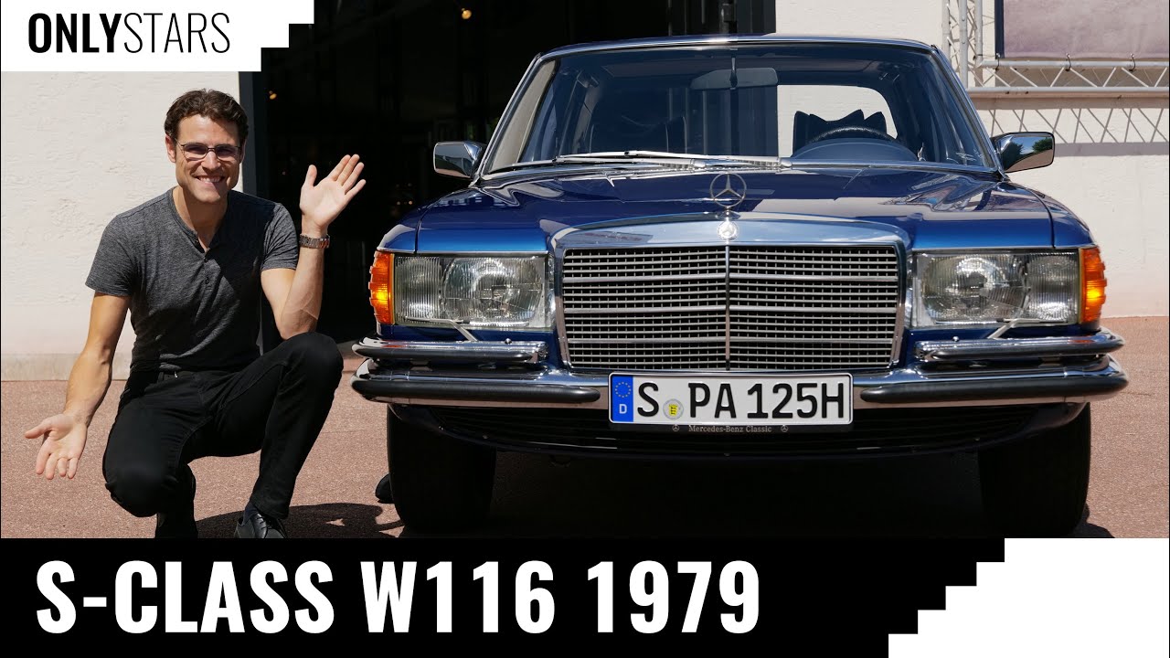 Driving the vintage Mercedes S-Class ! A dream W116 350 SE V8 from 1979 - OnlyStars Mercedes reviews