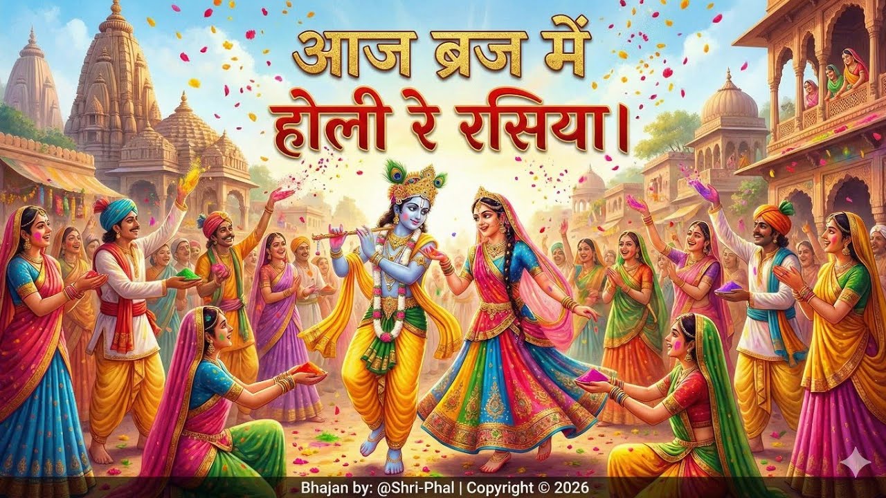 ब्रज की होली का सबसे धमाकेदार भजन! 🎨 आज ब्रज में होली रे रसिया | Holi Rasiya 2026 | Shri-Phal