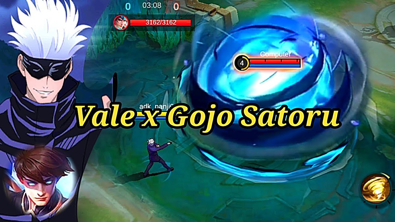 Vale x gojo satoru skin script full efek no password