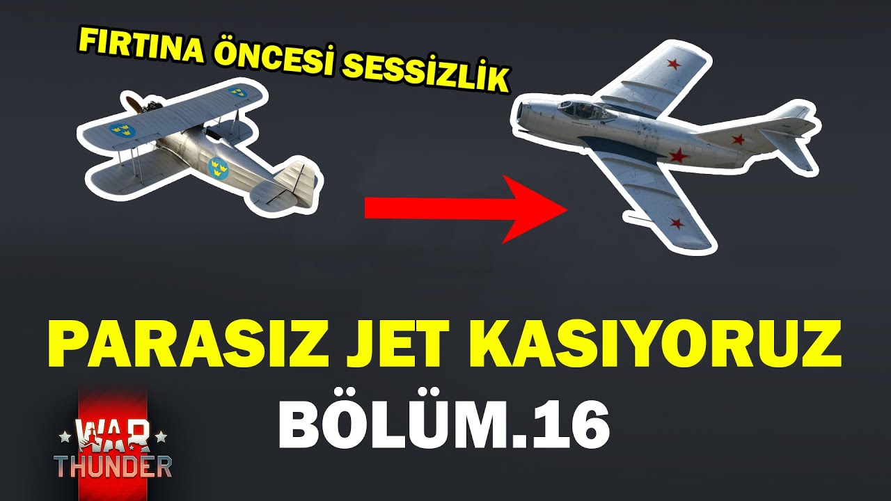 Killer Havada Uçuşuyor -Parasız Jet Kasıyoruz / War Thunder EP 16