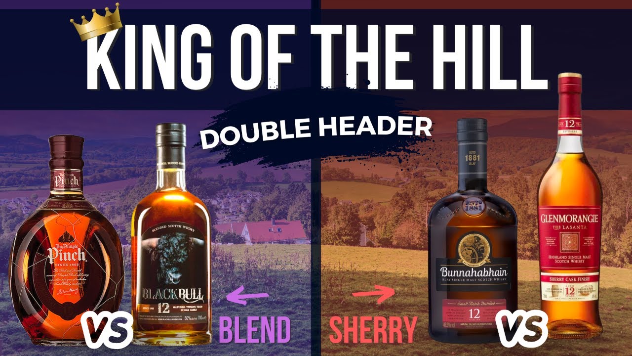Bunnahabhain 12 vs Glenmorangie Lasanta 12 & Dimple Pinch vs Black Bull 12