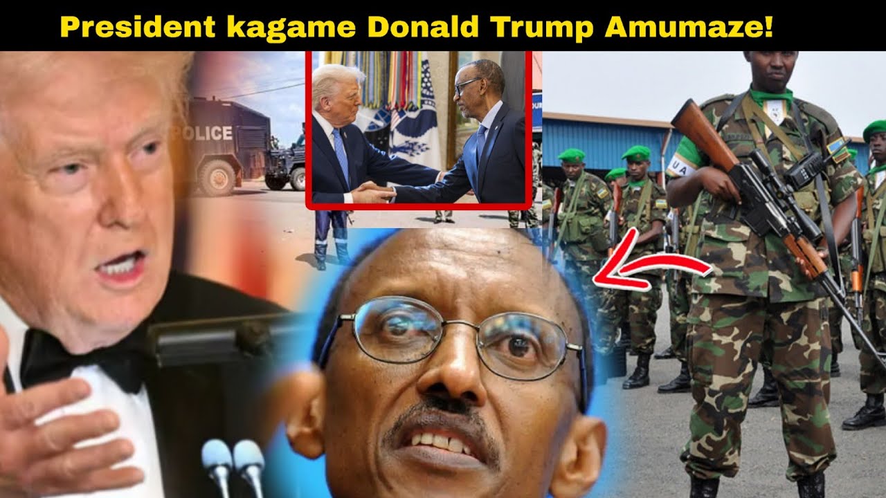 President Paul kagame nga Bamutwala America Donald Trump Amumaze! laaba amanyi ga Bobi Wine.