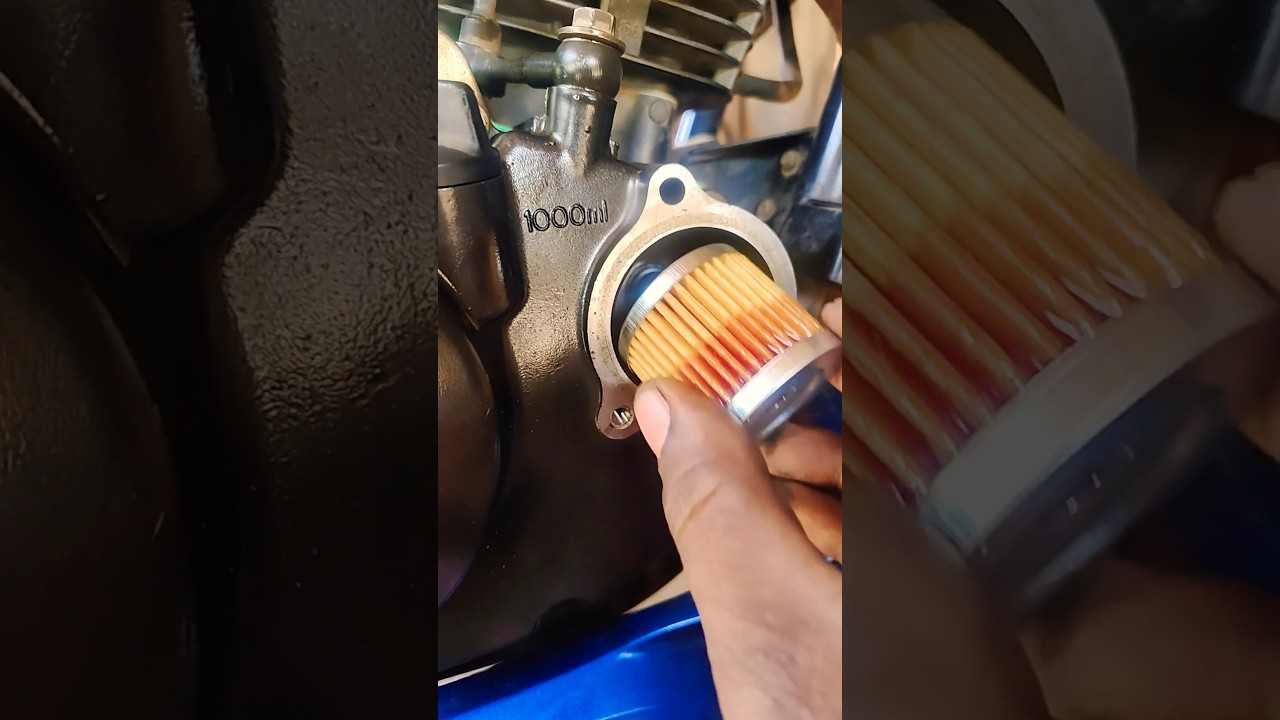 TVS Apache RTR 160 Mobile Filter change 💥 🤯 // TVS Apache RTR oill filter change 💥💥 // Gobinda Auto