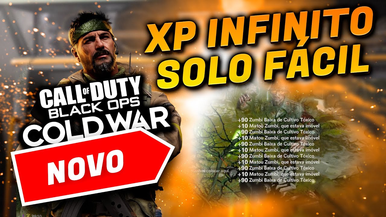 NOVO GLITCH DE XP INFINITO SOLO MUITO FÁCIL ! CORRE! (Cold War Zombies)