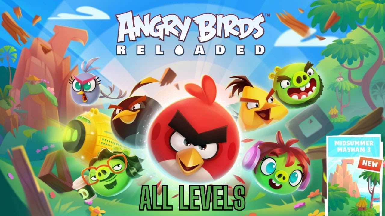 Angry Birds Reloaded Midsummer Mayham 3 All Levels