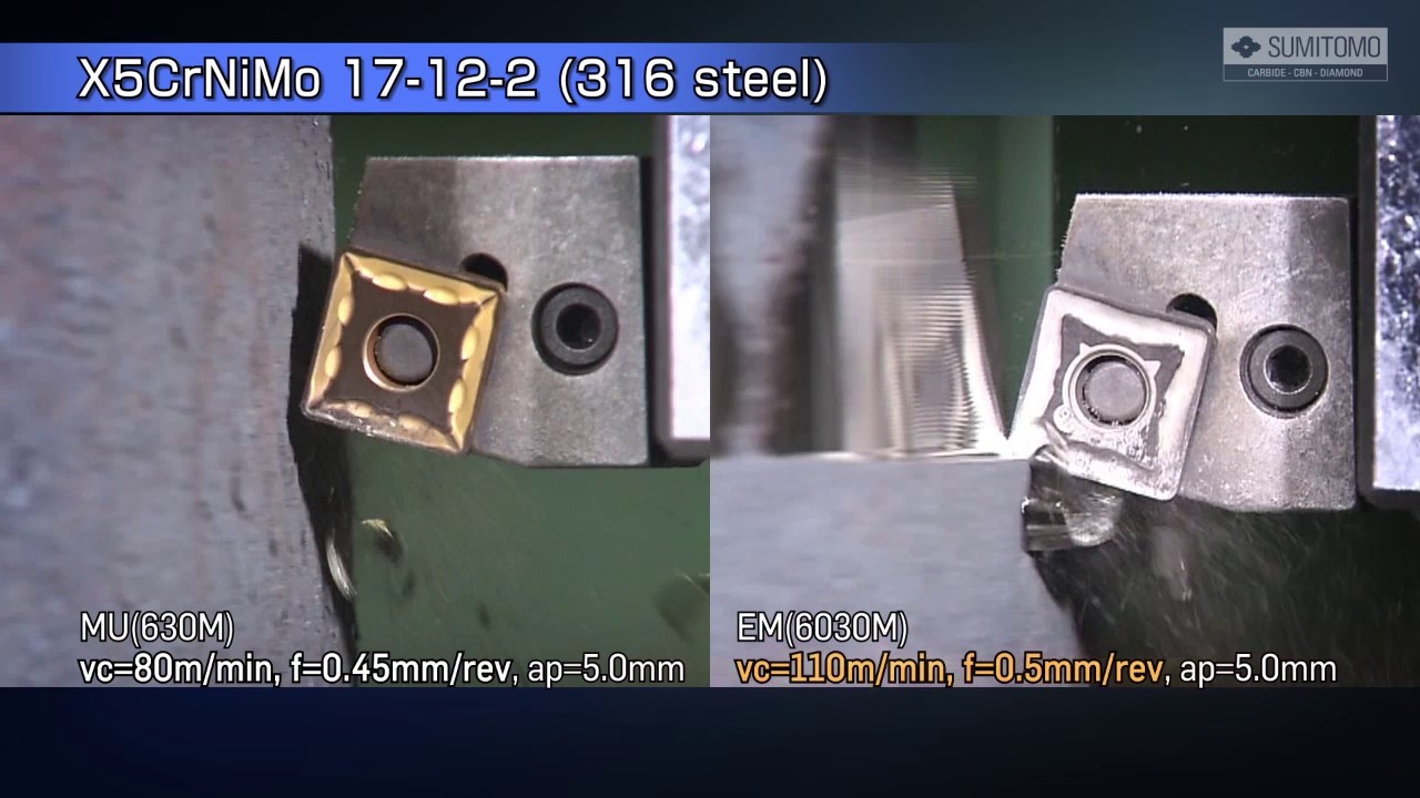 AC6030M & AC6040M Series for Stainless Steel Turning