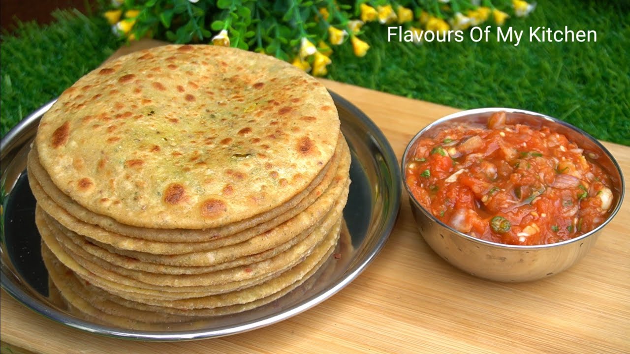 Viral Tomato Chutney With Easy Gobhi Paratha | लहसून वाला प्याज टमाटर की चटनी और आसान गोभी का पराठा