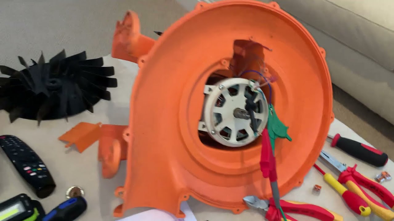 Single Phase Fan Blower repair for Bouncy Castle