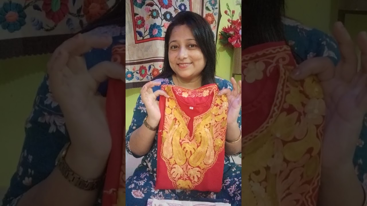 Kashmiri Cotton Short Kurti size 40