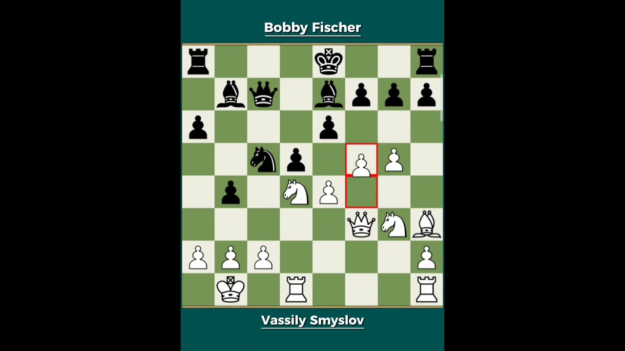 Vassily Smyslov vs Bobby Fischer ◉ Candidates Tournament 1959 | Ex-World Champion vs Young Prodigy