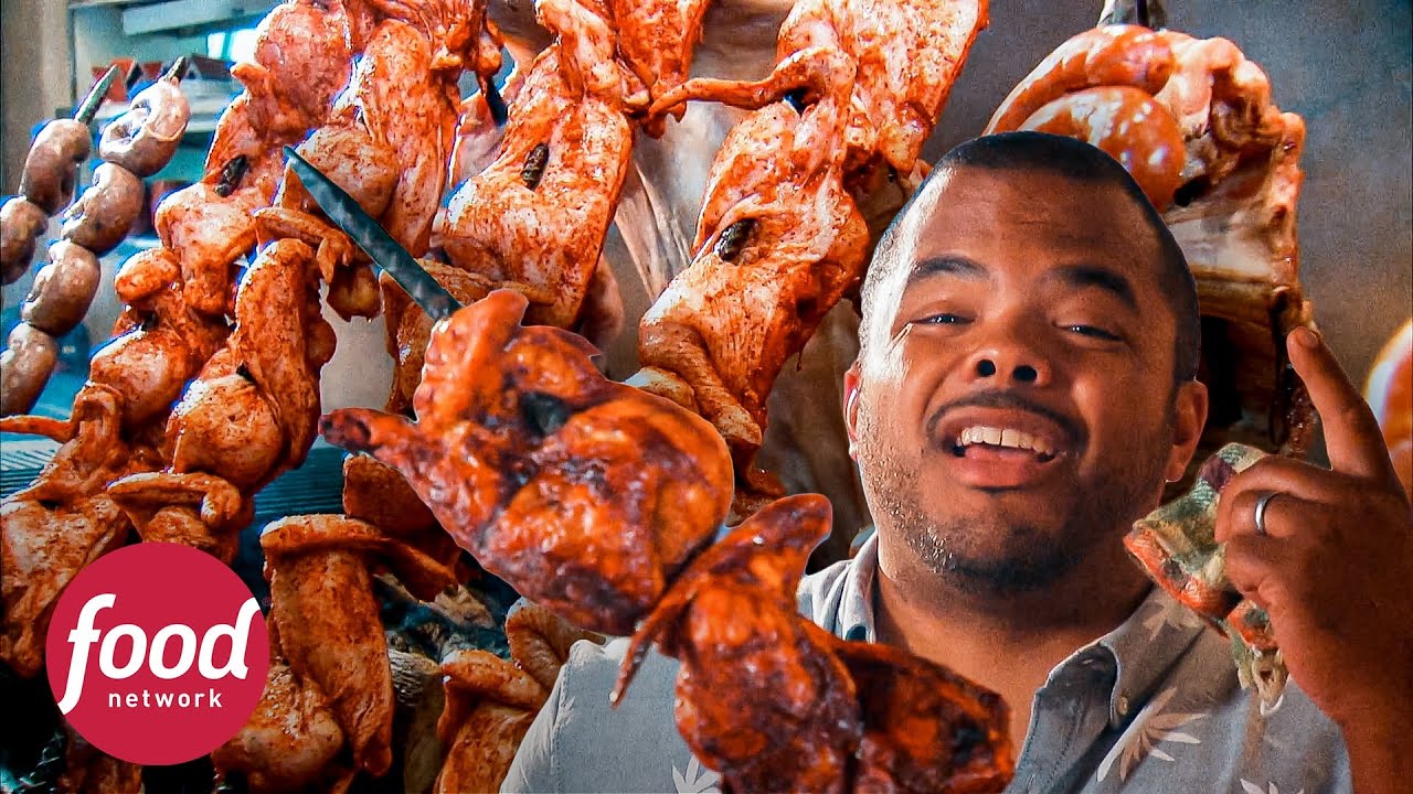 Increíble asador de tres metros | Cocinando con Fuego | Food Network Latinoamérica
