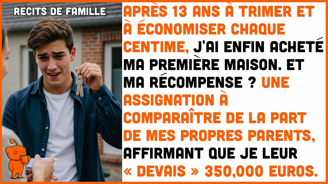 Mes parents m'ont poursuivi pour avoir acheté une maison : «Elle aurait dû être celle de ton frère»