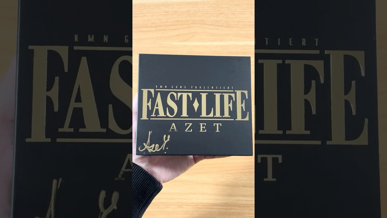 Azet - Fast Life CD Unboxing