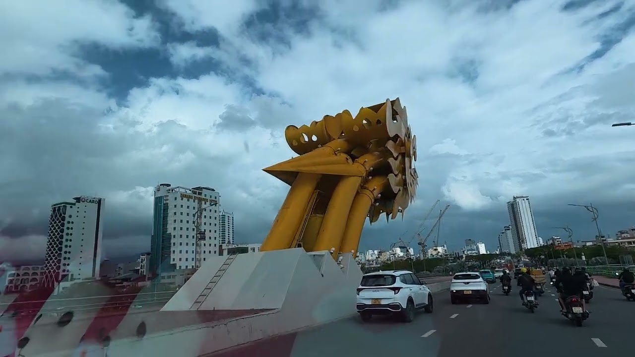 Dragon bridge in Da Nang
