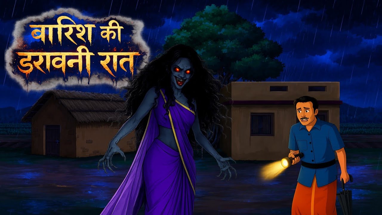 बरासात की भूतिया रात | Hindi bhutiya kahani | Bhutiya kahani | Horror story |