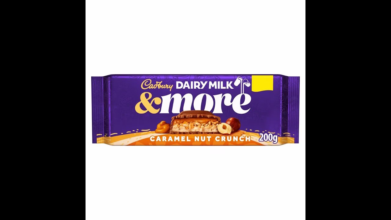 Cadbury Dairy Milk. & more. caramel nut Crunch. review