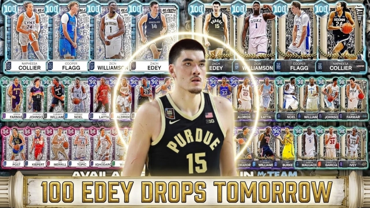 100 EDEY & 100 Point Guard Cooper Flagg Drop TOMORROW! Insane Drop in NBA 2k26 Myteam 