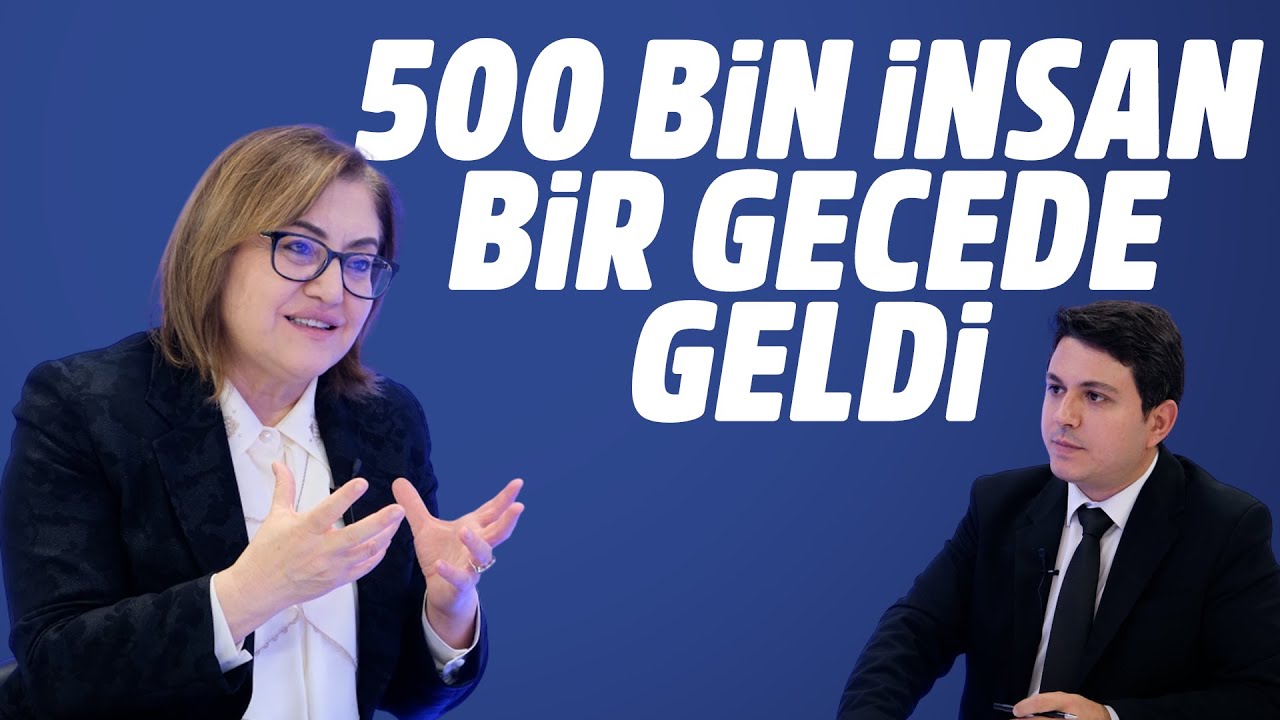 &ldquo;Bu bir mucize&rdquo; dedi | Gaziantep B&uuml;y&uuml;kşehir Belediye Başkanı Fatma Şahin | &Ccedil;ağlar Cilara