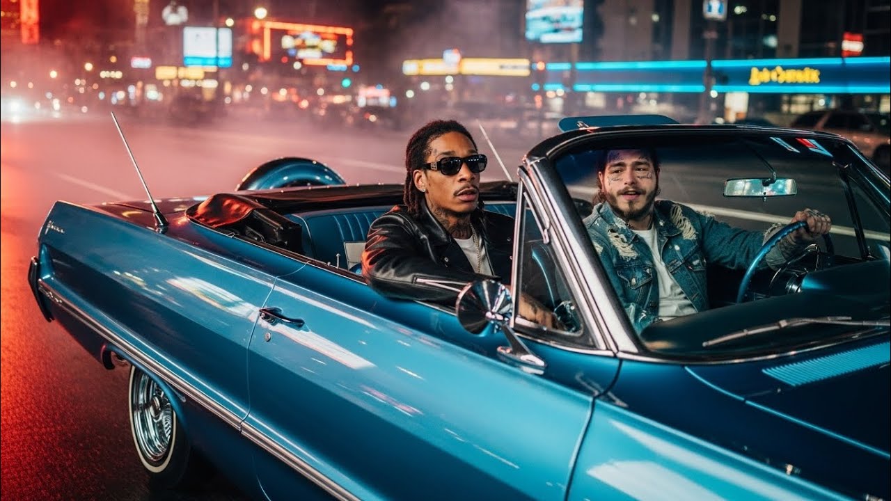 Post Malone Ft Wiz Khalifa - Skyline Haze (Lyrics Video)