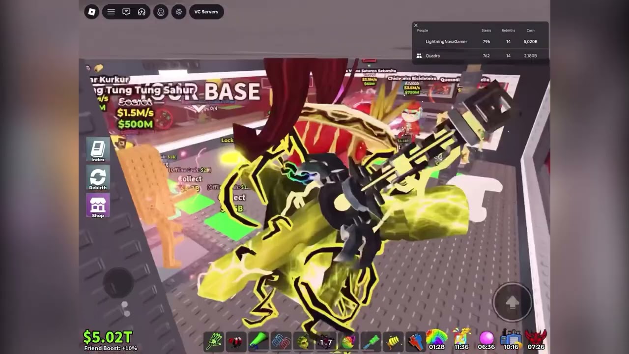 Steal a Brainrot mini admin abuse