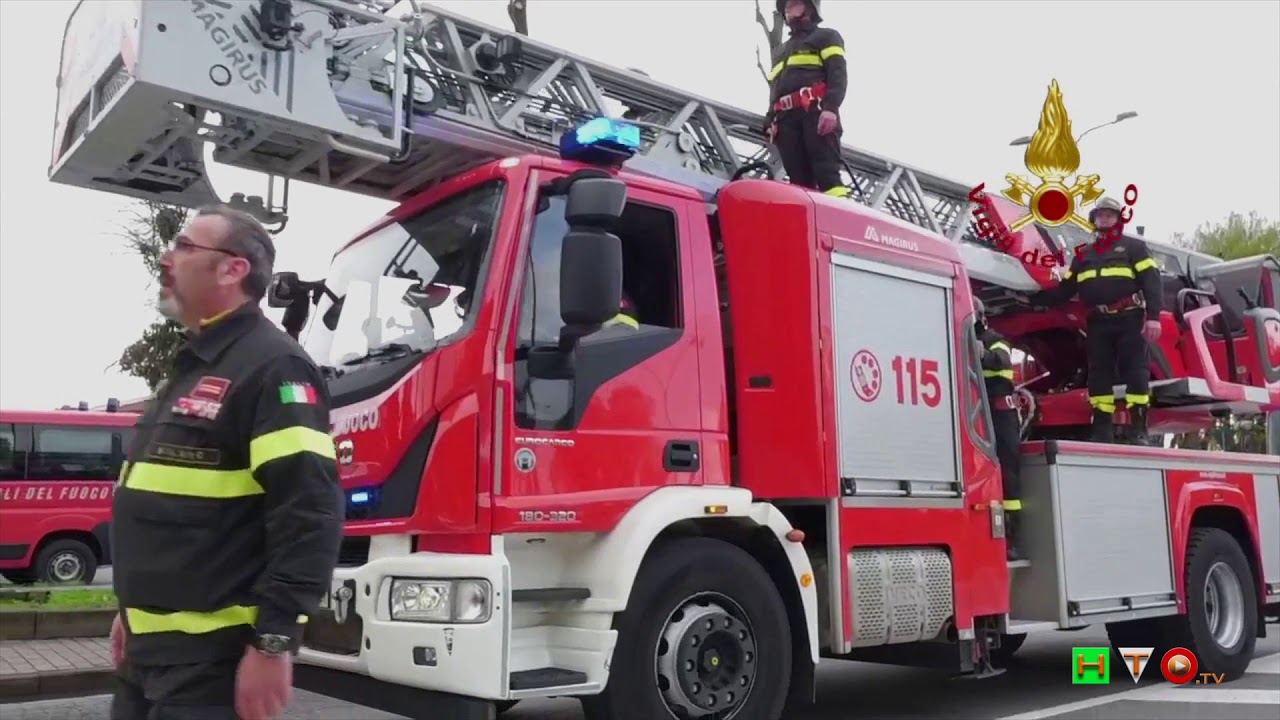 Vigili del Fuoco, Pieve Emanuele, Funerali di Giuseppe La Vigna deceduto in servizio - www.HTO.tv