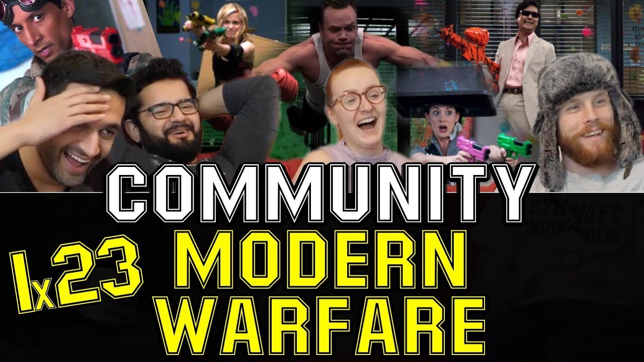Community - 1x23 Modern Warfare - Group Reaction