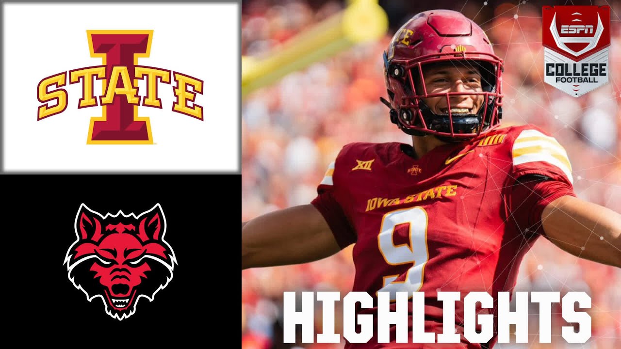 Arkansas State Red Wolves vs. Iowa State Cyclones | Full Game Highlights | ESPN College Football