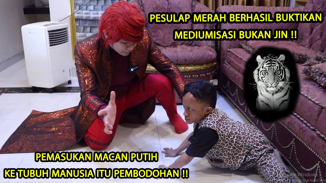 BUKTI MEDIUMISASI BUKAN JIN ‼️ PESULAP MERAH MEMBUAT TEGUH CILIK KESURUPAN - ILMU MERAH