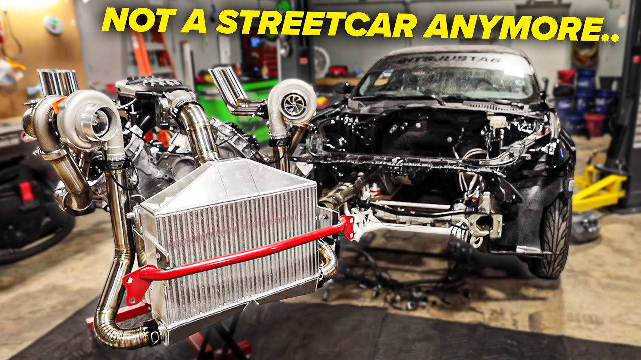 Assembling my Mustang's WILD New Engine & Twin Turbo Setup!