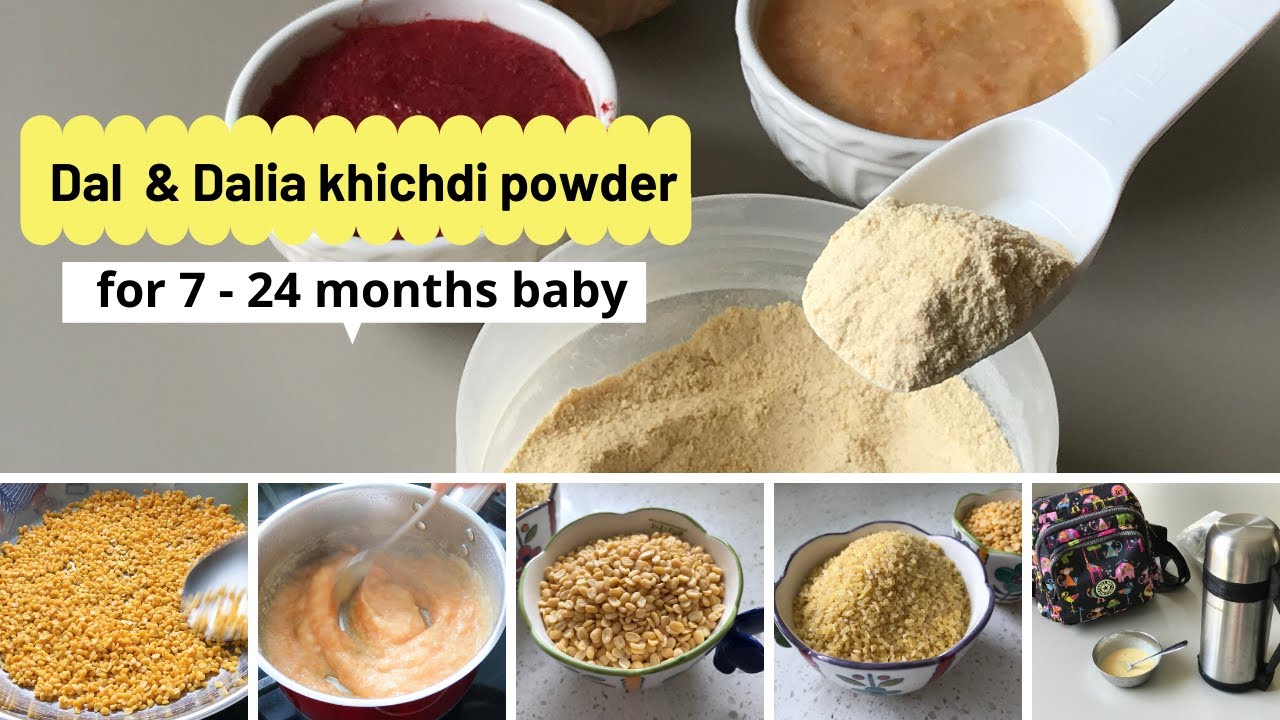 Dal & Dalia Khichdi powder ( for 7 - 24 months baby ) - with tips to pack & prepare while travelling