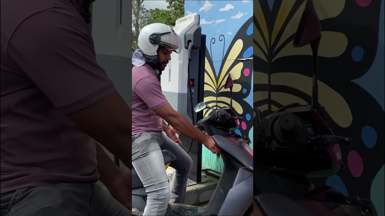Ather charging station #ather_electric_scooter #ather450x