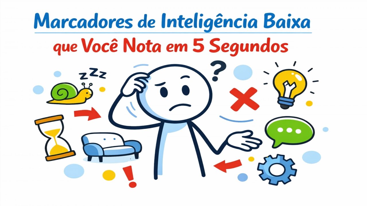 Marcadores de Inteligência Baixa que Você Nota em 5 Segundos
