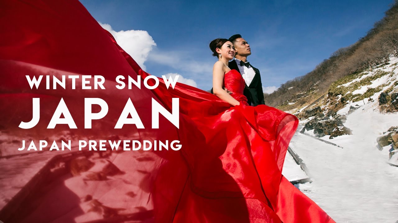 Pre-wedding shoot in winter Japan(snow session)