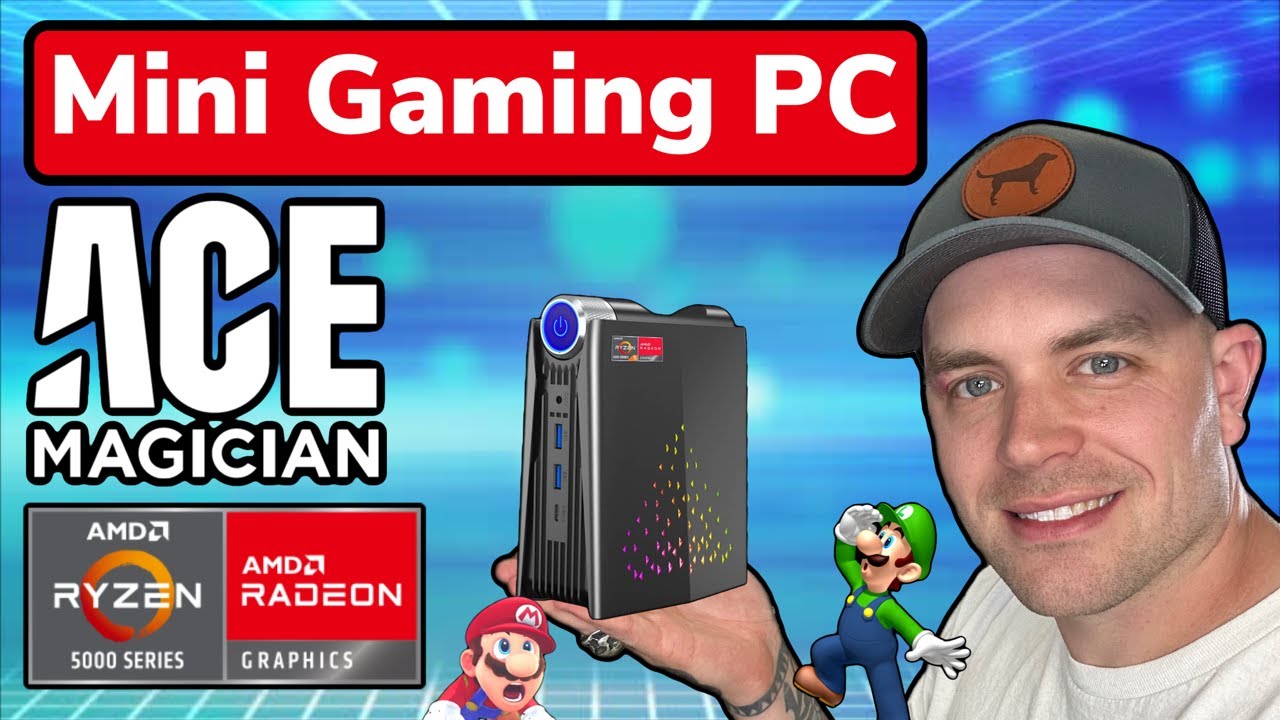Super Powerful Mini Gaming PC ! AceMagician AMR5 Ryzen 5 5600U Gaming PC Review