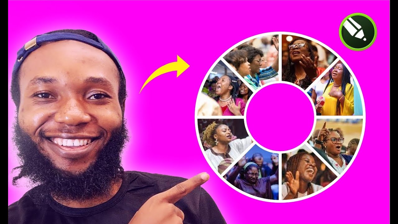 How to Create Curve Photo Collage in CorelDraw