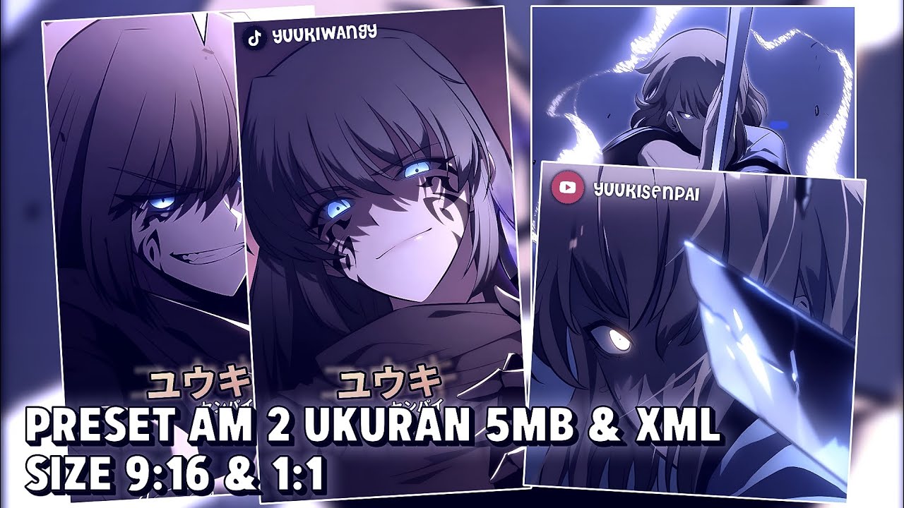 PRESET AM 2 UKURAN TERBARU 🍙 || DJ ACIDO X LEGENDARIS 😈 || 5MB & XML SIZE 9:16 & 1:1 🦅