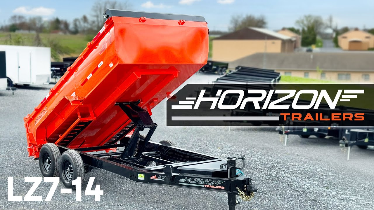 Horizon LZ7-14 High Side Dump Trailer!