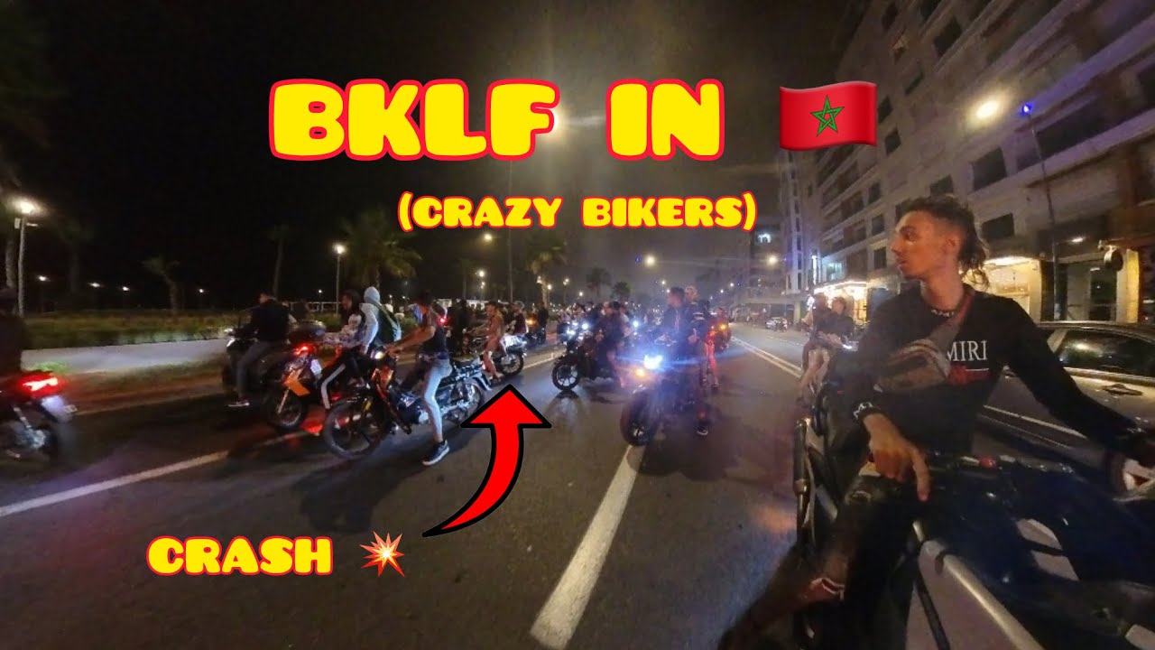 VLOG- BKLF IN 🇲🇦 SONO PAZZI *spezzano moto in due* 😨