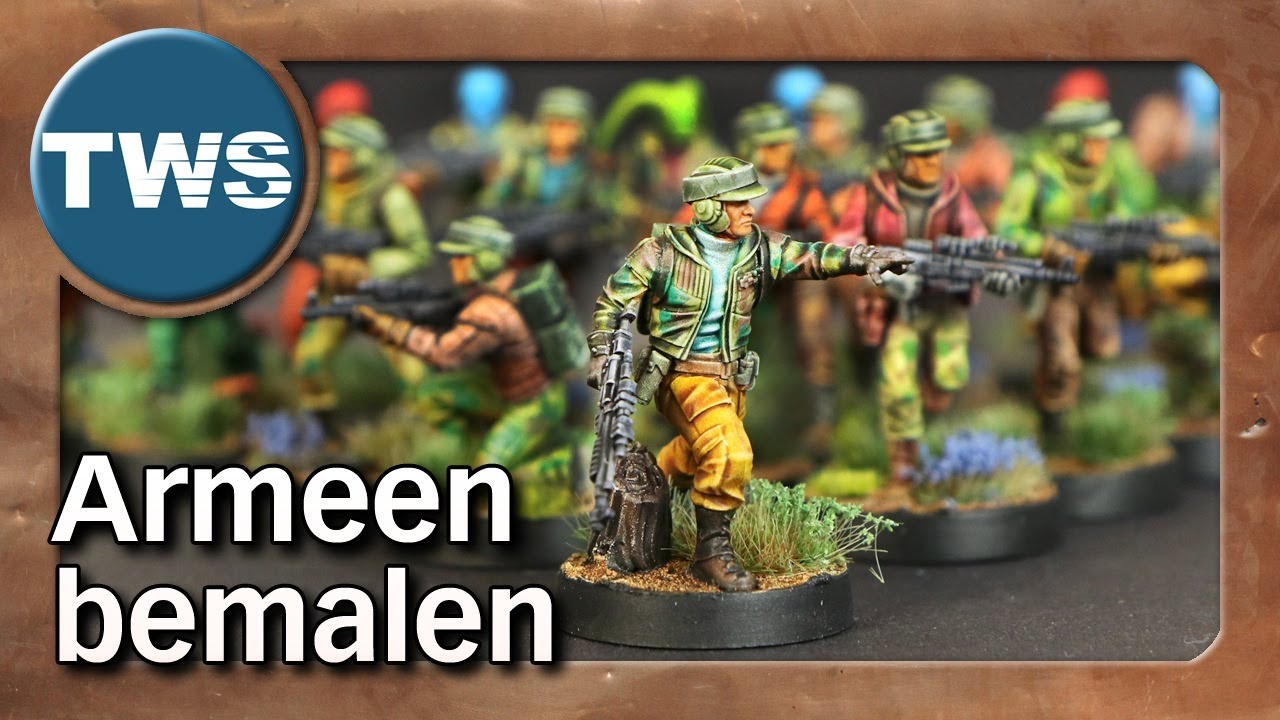 Tabletop-Armeen bemalen inkl. Tarnmuster-Tutorial (Miniaturen, Motivation, Star Wars Legion, TWS)