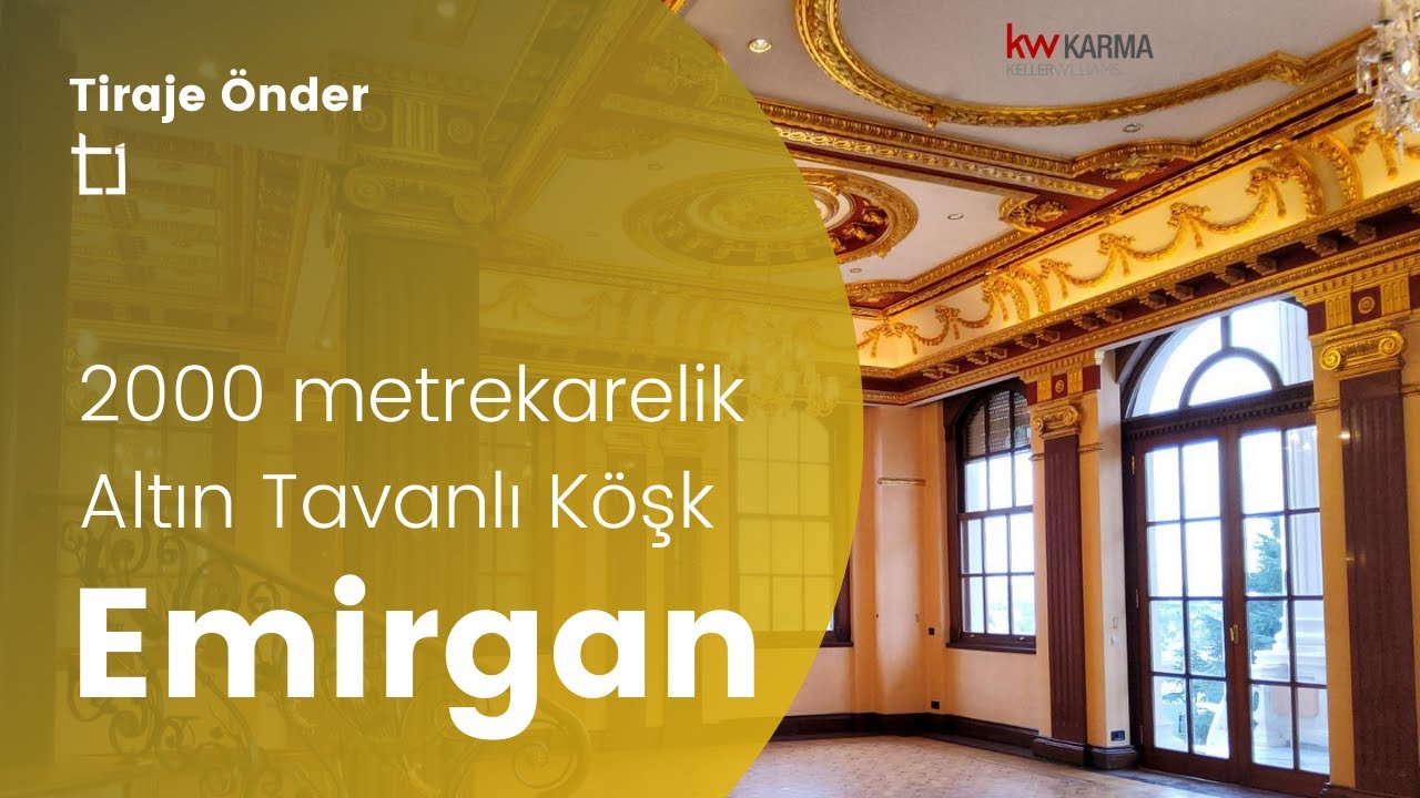 Emirgan'da 2000 ㎡ Muazzam, Beş Katlı Satılık Köşk