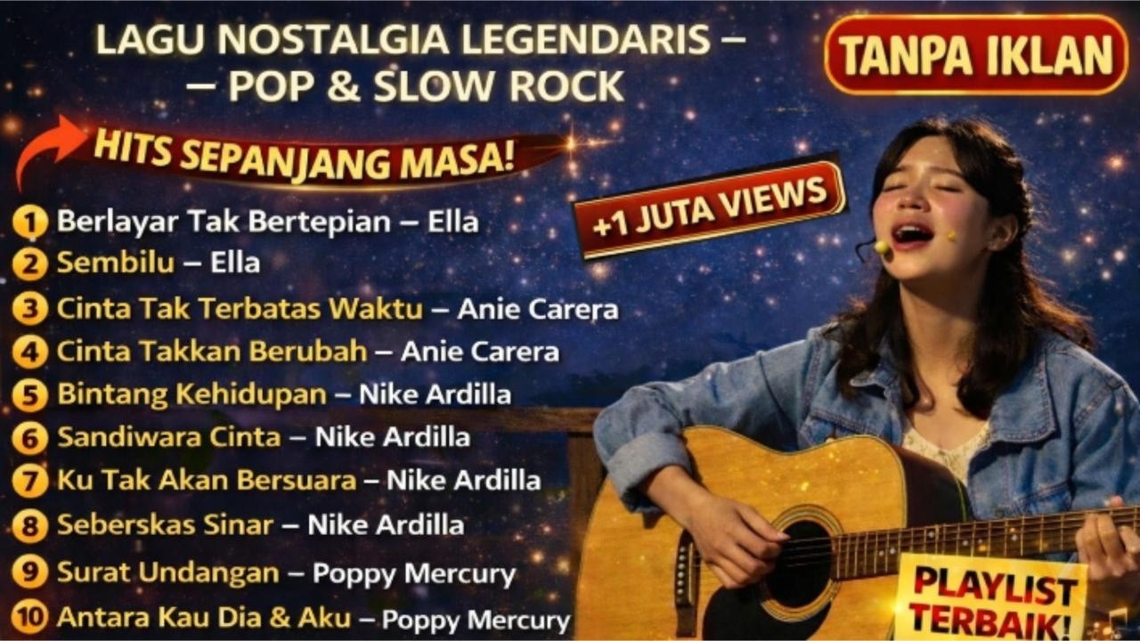 Lagu Nostalgia Legendaris Indonesia Terbaik | Pop & Slow Rock Kenangan 90an