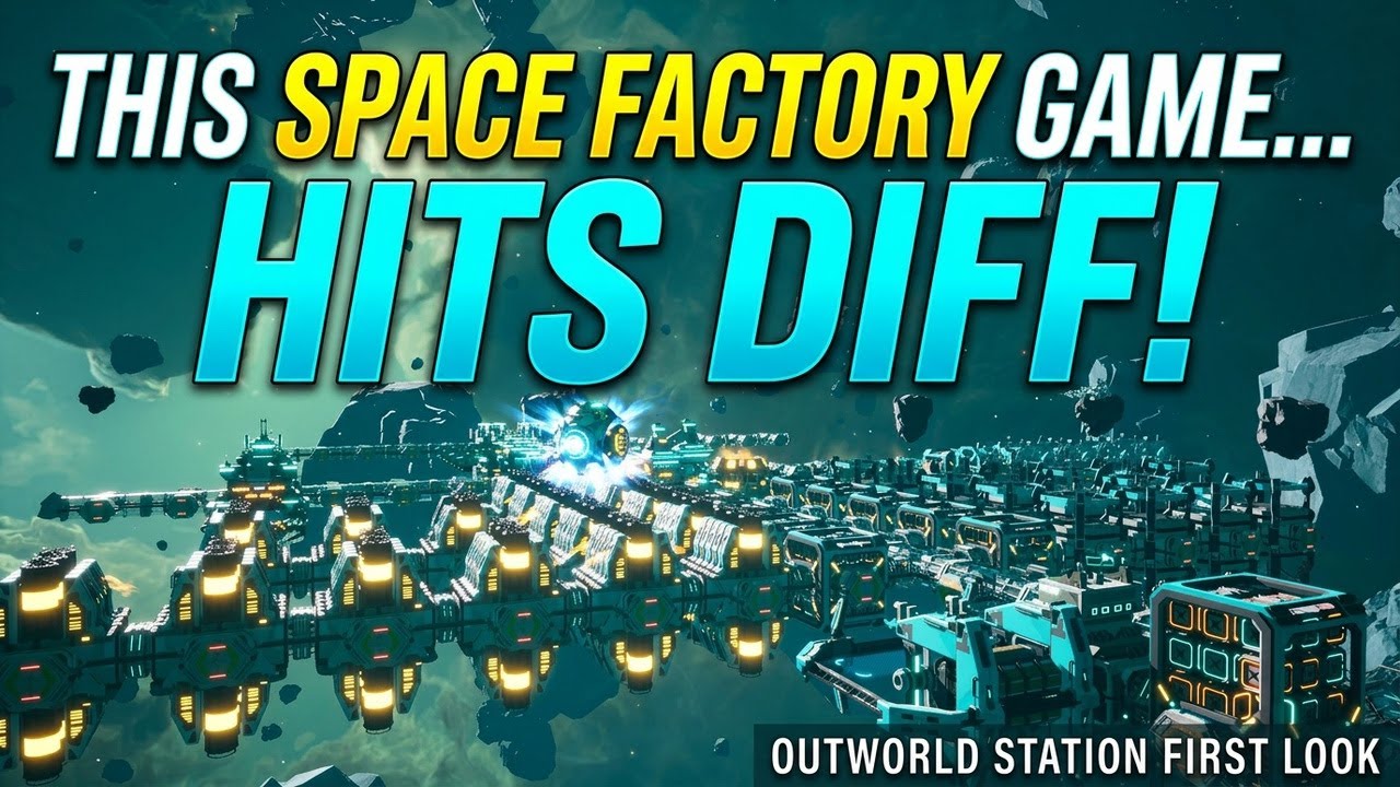 This Space Factory Game Hits Different | OUTWORLD Station First Look