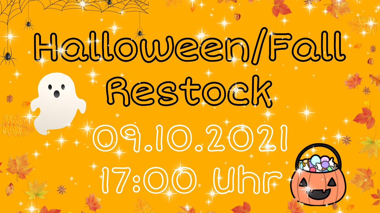 Halloween/Fall Restock 09.10.2021 17:00 Uhr🎃🍂🧡/LeonieKawai Xoxo