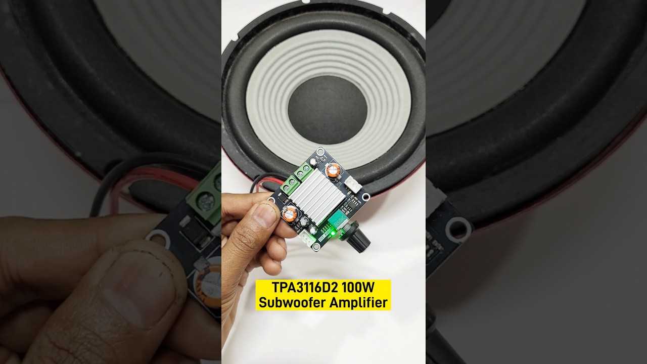 TPA3116D2 100W Subwoofer Amplifier #short #youlikeelectronic #automobile
