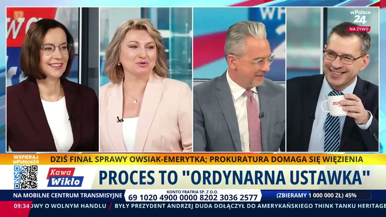 Finał procesu Owsiak-emerytka. Kawa i Wikło