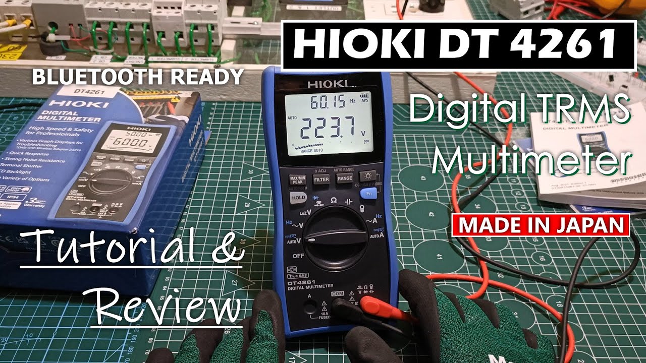 [ENG SUB]How to Use HIOKI DT4261 TRMS Digital Multimeter- A Tutorial & Review (Part 3/3)