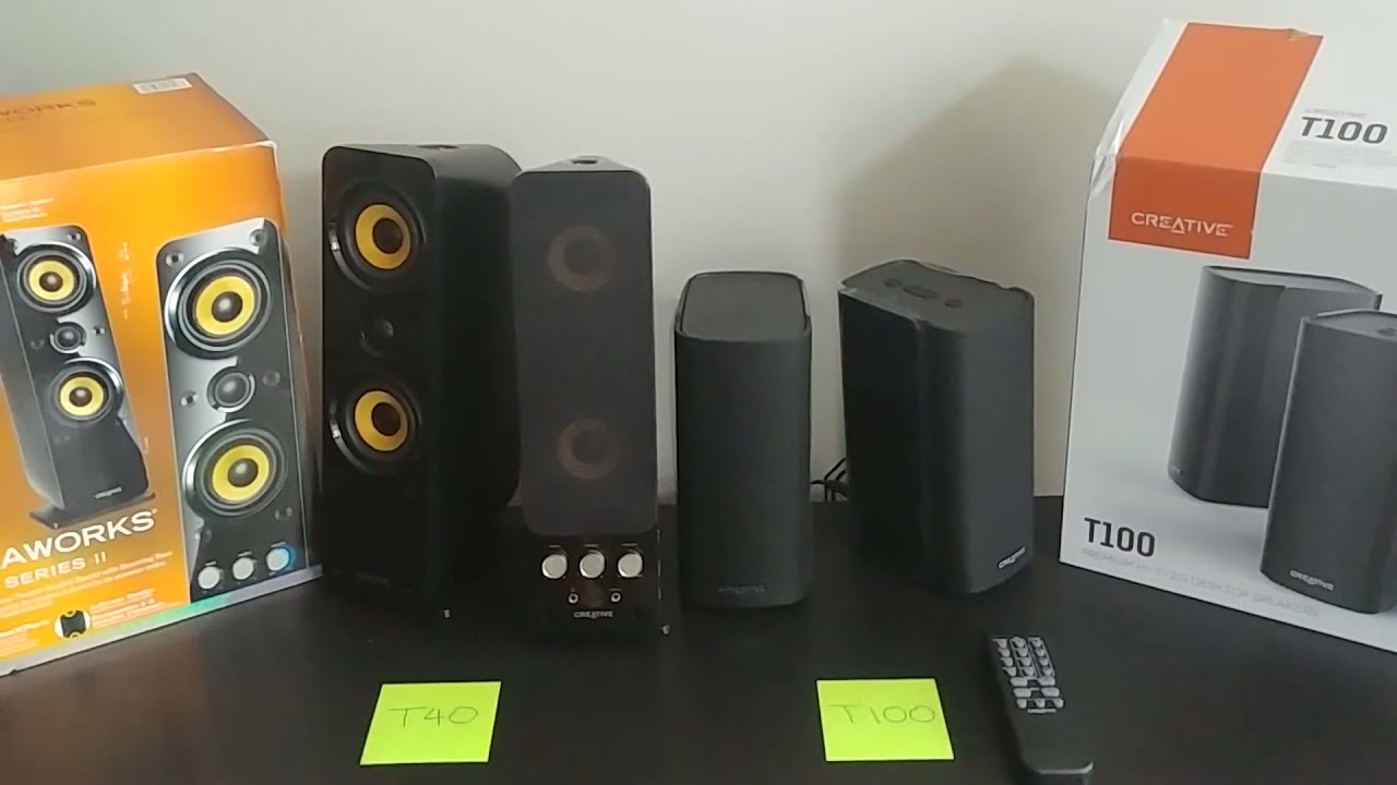 Creative T40 vs T100 - Owned for 8 Years!! Review by Owner