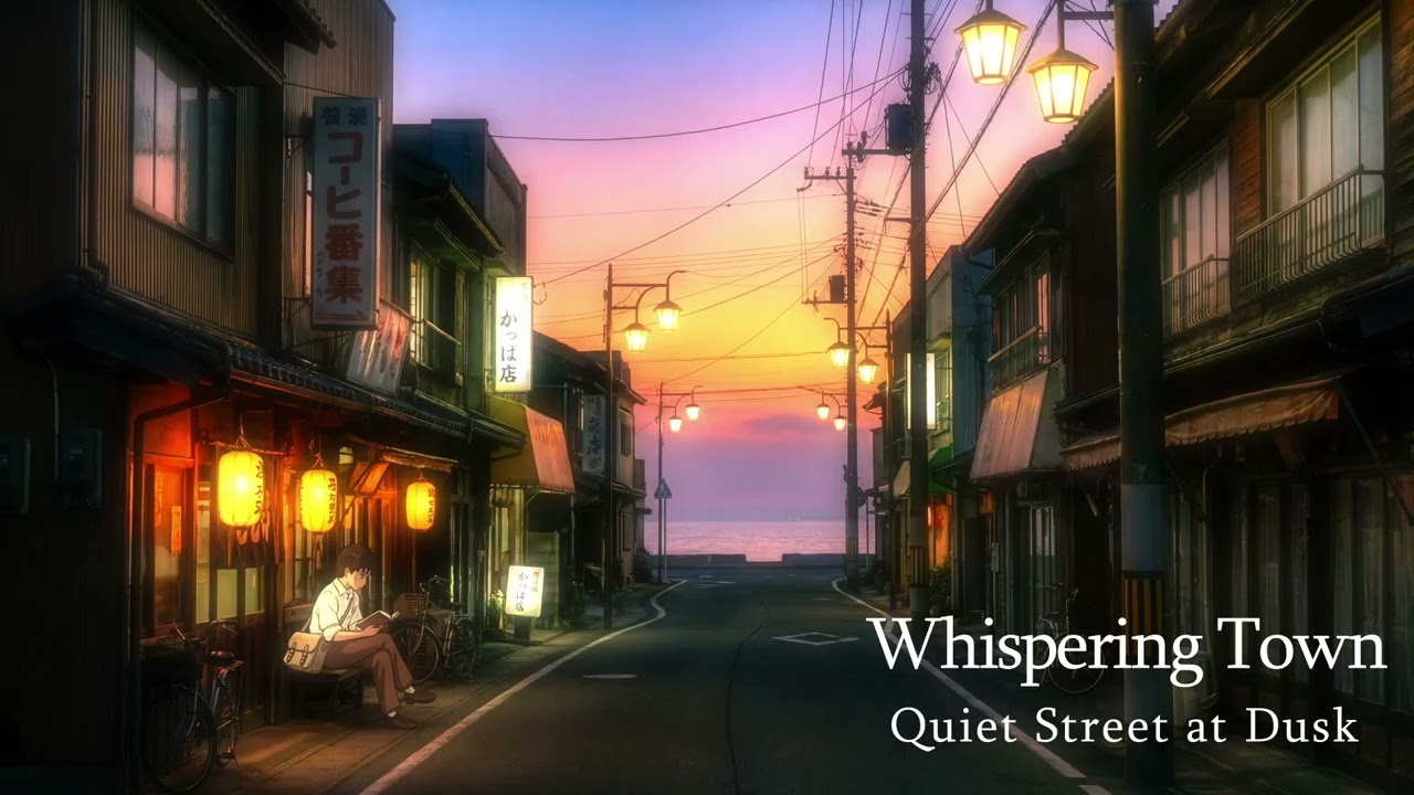 1980s Quiet Street at Dusk | 4 Hours Calm Instrumental Ambience